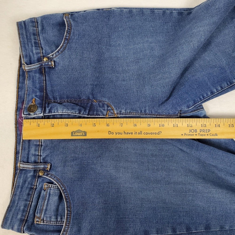 Gloria Vanderbilt Amanda Bootcut Jeans Womens 12 Medium Wash Blue Stretch Denim - Picture 14 of 14